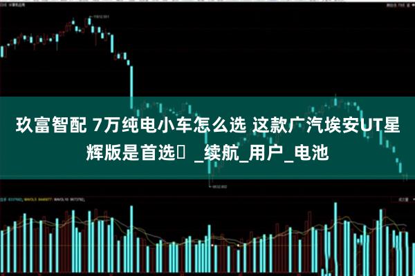 玖富智配 7万纯电小车怎么选 这款广汽埃安UT星辉版是首选​_续航_用户_电池